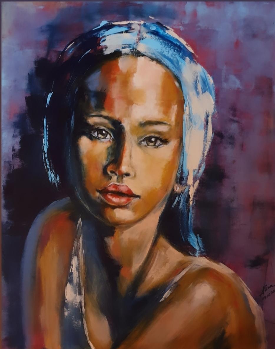 ArteDiAlina.com painting: My Thought? You / In pensiero
